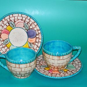 16 Turquoise Teacups